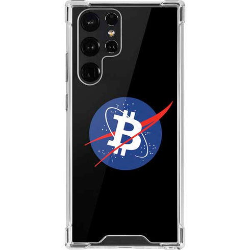 Bitcoin Logo Galaxy S22 Ultra Clear Case