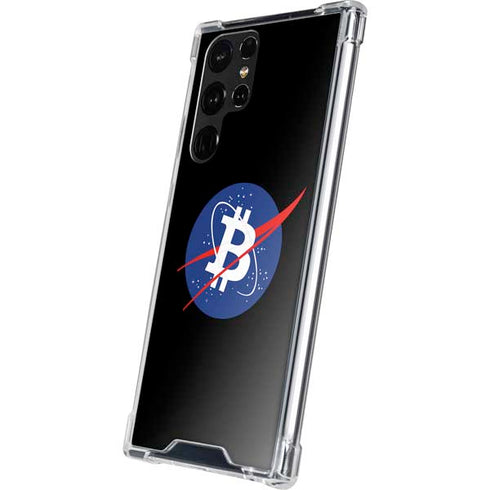 Bitcoin Logo Galaxy S22 Ultra Clear Case
