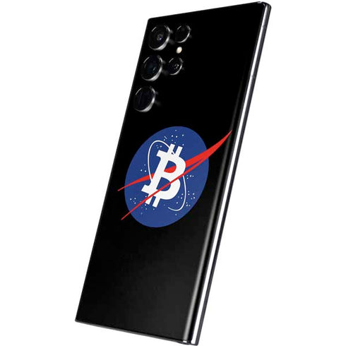 Bitcoin Logo Galaxy S22 Ultra Skin