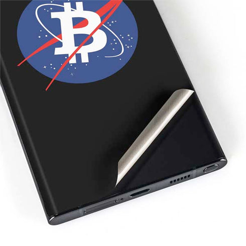 Bitcoin Logo Galaxy S22 Ultra Skin