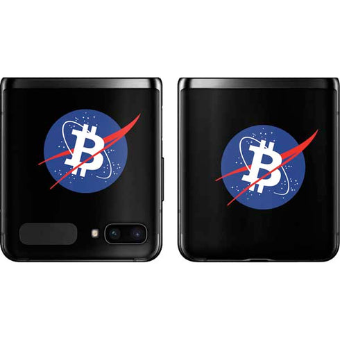 Bitcoin Logo Galaxy Z Flip Skin