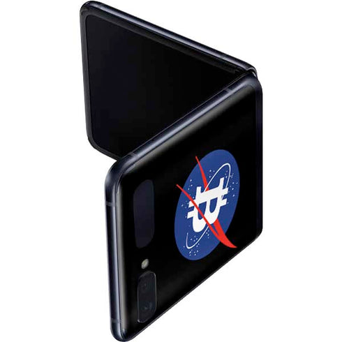 Bitcoin Logo Galaxy Z Flip Skin