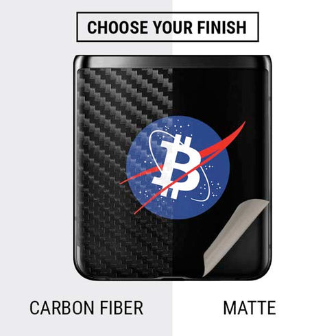 Bitcoin Logo Galaxy Z Flip Skin
