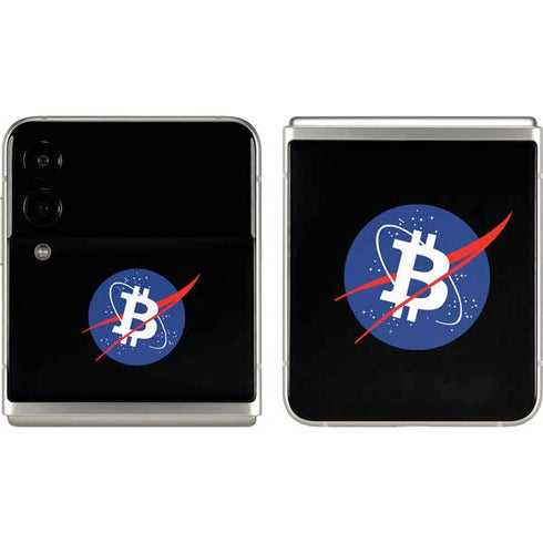 Bitcoin Logo Galaxy Z Flip3 5G Skin