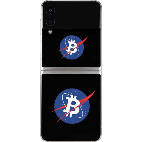 Bitcoin Logo Galaxy Z Flip3 5G Skin