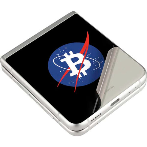 Bitcoin Logo Galaxy Z Flip3 5G Skin