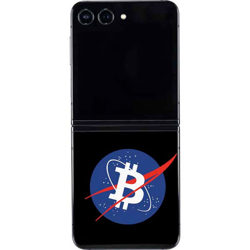 Bitcoin Logo Galaxy Z Flip5 5G Skin