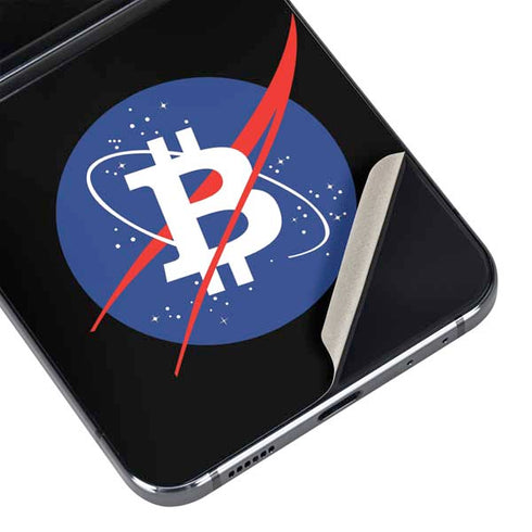 Bitcoin Logo Galaxy Z Flip5 5G Skin