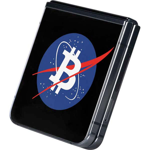 Bitcoin Logo Galaxy Z Flip5 5G Skin