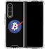 Bitcoin Logo Galaxy Z Fold4 5G Clear Case
