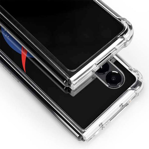 Bitcoin Logo Galaxy Z Fold4 5G Clear Case