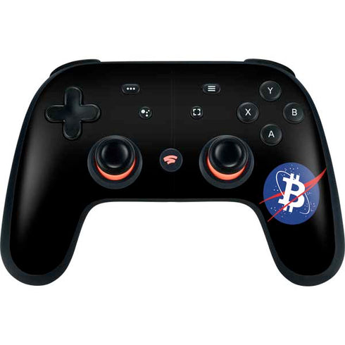 Bitcoin Logo Google Stadia Controller Skin