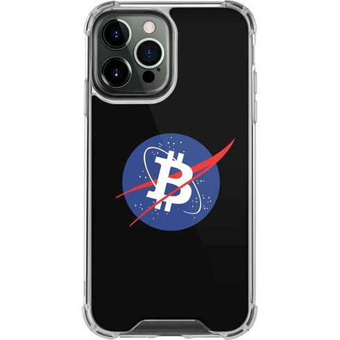 Bitcoin Logo iPhone 14 Pro Max Clear Case