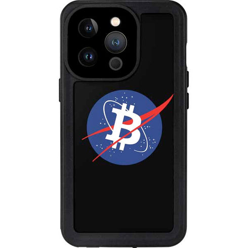 Bitcoin Logo iPhone 14 Pro Waterproof Case