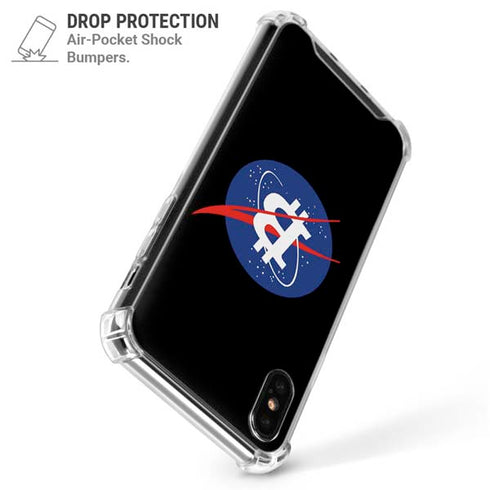 Bitcoin Logo iPhone XS Max Clear Case