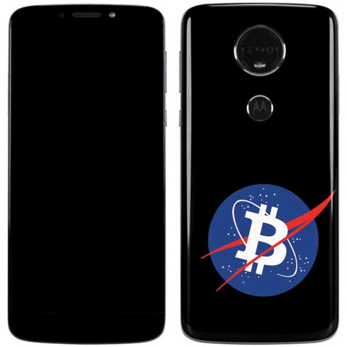 Bitcoin Logo Moto E5 Plus Skin