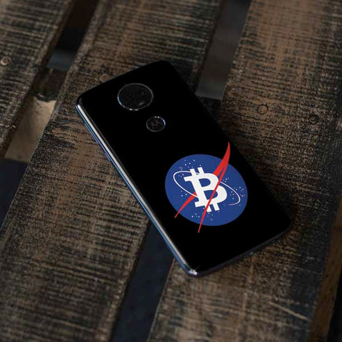 Bitcoin Logo Moto E5 Plus Skin