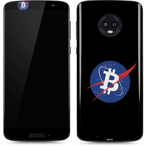 Bitcoin Logo Moto G6 Skin