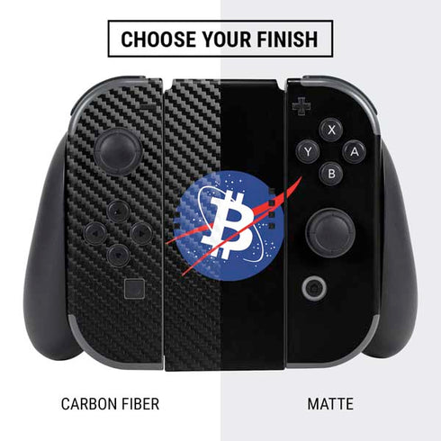 Bitcoin Logo Nintendo Switch Bundle Skin