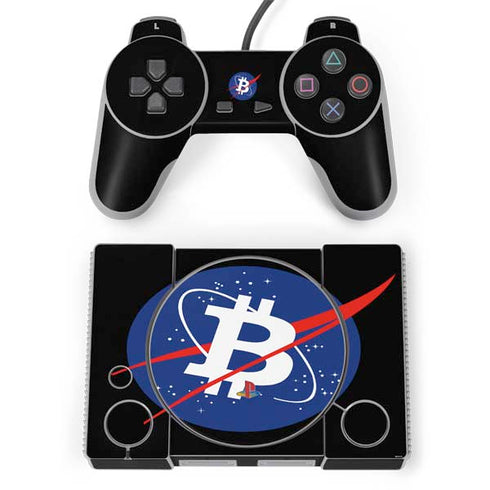 Bitcoin Logo PlayStation Classic Bundle Skin