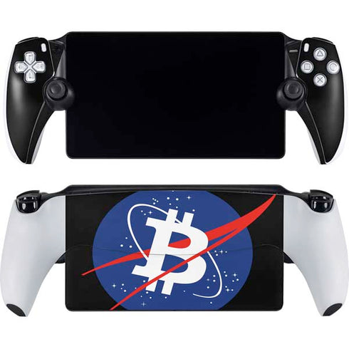 Bitcoin Logo PlayStation Portal Remote Player Skin