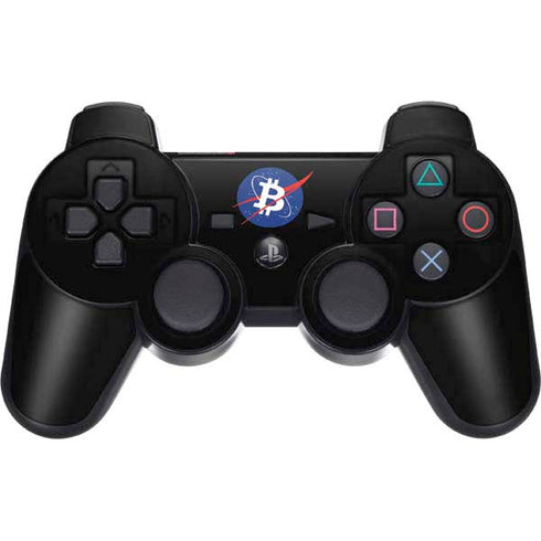 Bitcoin Logo PS3 Dual Shock wireless controller Skin