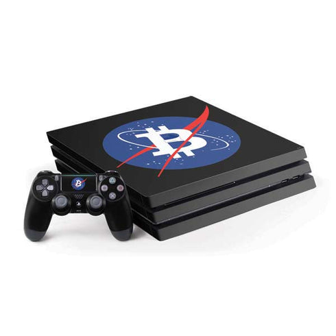 Bitcoin Logo PS4 Pro Bundle Skin