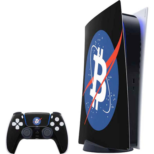 Bitcoin Logo PS5 Digital Edition Bundle Skin