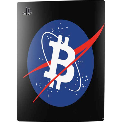 Bitcoin Logo PS5 Digital Edition Console Skin
