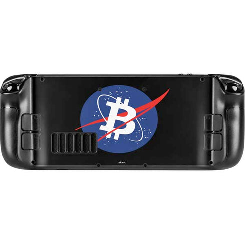Bitcoin Logo Steam Deck Handheld Gaming Computer Skin