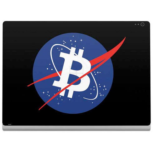 Bitcoin Logo Surface Book 2 13.5in Skin