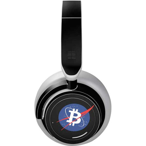 Bitcoin Logo Surface Headphones Skin