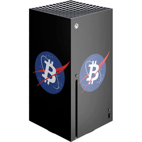 Bitcoin Logo Xbox Series X Console Skin