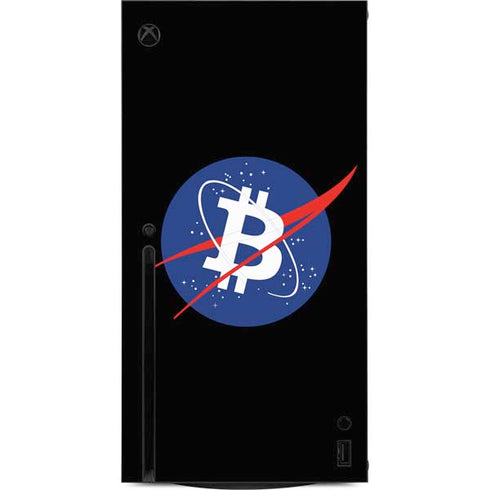 Bitcoin Logo Xbox Series X Console Skin