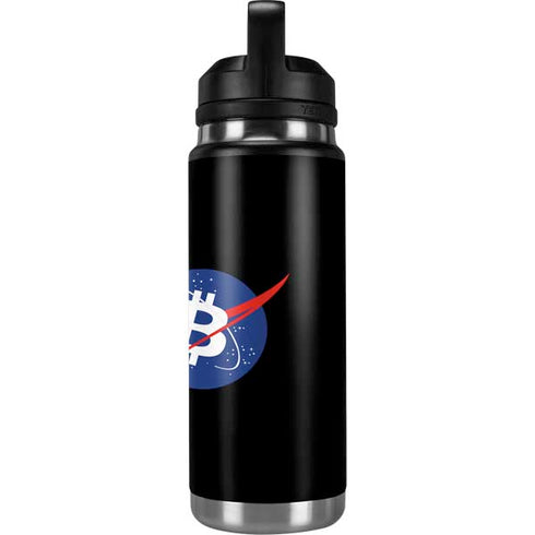 Bitcoin Logo YETI Rambler 26oz Bottle Skin