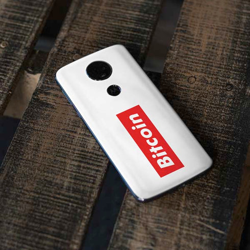 Bitcoin Crypto Moto E5 Plus Skin