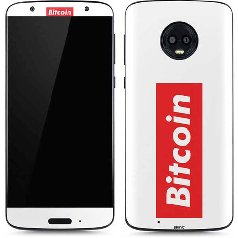 Bitcoin Crypto Moto G6 Skin