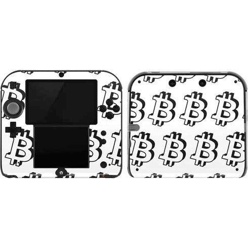 Bitcoin Pattern Nintendo 2DS Skin
