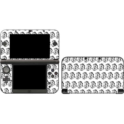 Bitcoin Pattern 3DS XL 2015 Skin