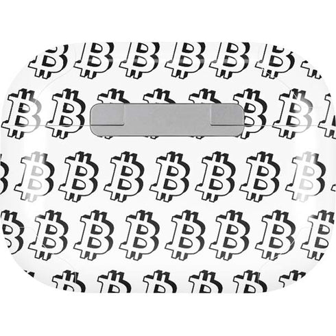 Bitcoin Pattern AirPods Pro 2nd Gen Skin