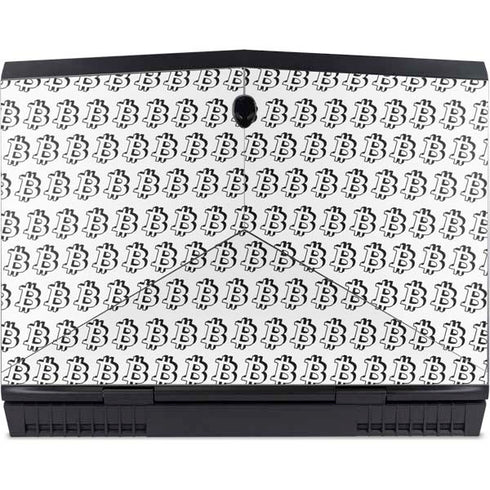 Bitcoin Pattern Dell Alienware Skin