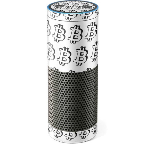 Bitcoin Pattern Amazon Echo Skin