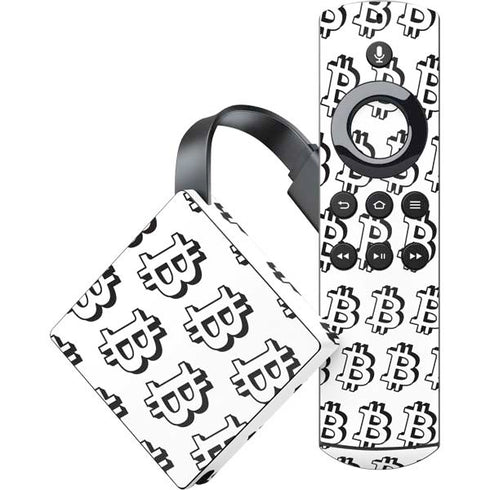 Bitcoin Pattern Amazon Fire TV Skin