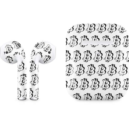 Bitcoin Pattern Apple AirPods 2 Skin