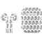 Bitcoin Pattern Apple AirPods 2 Skin