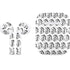 Bitcoin Pattern Apple AirPods 2 Skin