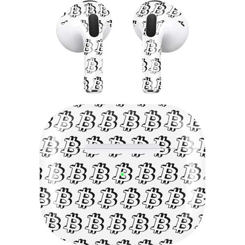 Bitcoin Pattern Apple AirPods (3rd Gen 2021) Skin