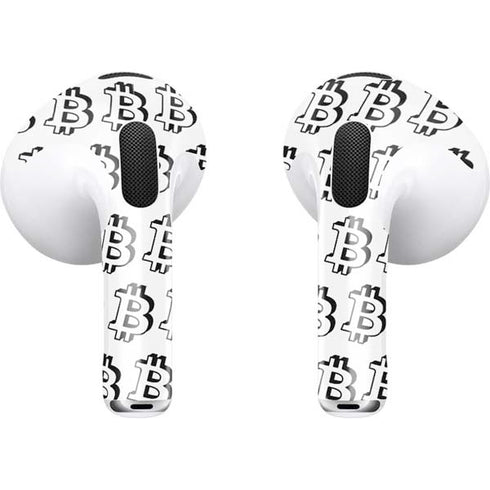 Bitcoin Pattern Apple AirPods (3rd Gen 2021) Skin