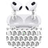 Bitcoin Pattern Apple AirPods (3rd Gen 2021) Skin