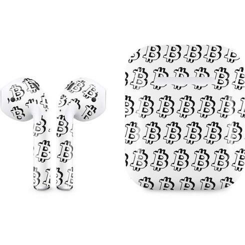 Bitcoin Pattern Apple AirPods Skin